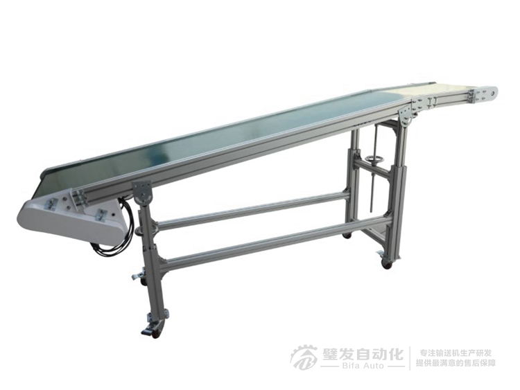 機械手配套帶平臺斜坡輸送線 機械手配套帶平臺斜坡輸送線